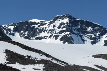 Kebnekaise mountain is no longer Sweden's highest point. Supplied 