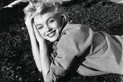 Marilyn Monroe was becoming a major star when this photograph was taken in 1954. Getty Images