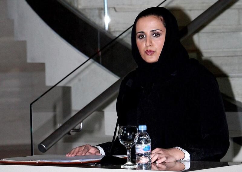 The US-educated Sheikha Al Mayassa was chosen “on account of her organisation’s vast purchasing power and willingness to spend at a rate estimated to be Dh3.67 billion a year - in order to get top works of art for its Doha museums”, ArtReview said. Karim Jaafar / AFP



