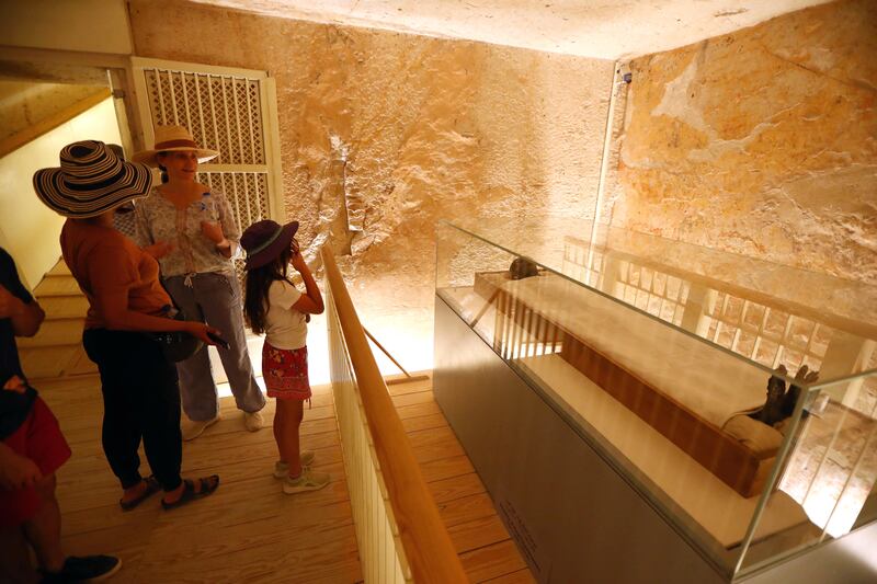 Tourists visit the tomb of King Tutankhamun as Egypt marks the 100th anniversary of its discovery. EPA