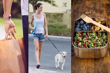 There are Facebook groups dedicated to living plastic free, helping dog owners and advising where the best vegan dishes are. Getty; Sarah Dea / The National