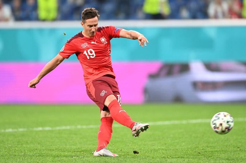 Mario Gavranovic (Seferovic 82’) – 6, Struggled to make any impact as he was left fairly isolated. Booked for kicking the ball away, which meant he would have missed the semi-final had they got there, but he had the strength of mind to convert his penalty.