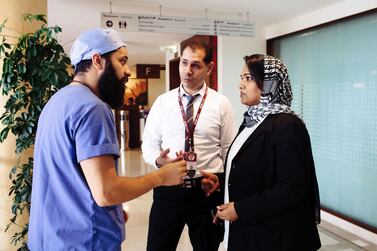 Dr Shanila Laiju, head of Medcare Hospital in Dubai, pictured right, believes many residents are worrying unnecessarily. Anna Nielsen for The National