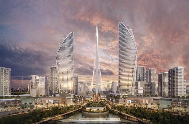 The tower’s design was approved by Mohammed bin Rashid, Vice President of the UAE and Ruler of Dubai, following an international design competition featuring six consultancy firms. Courtesy Emaar