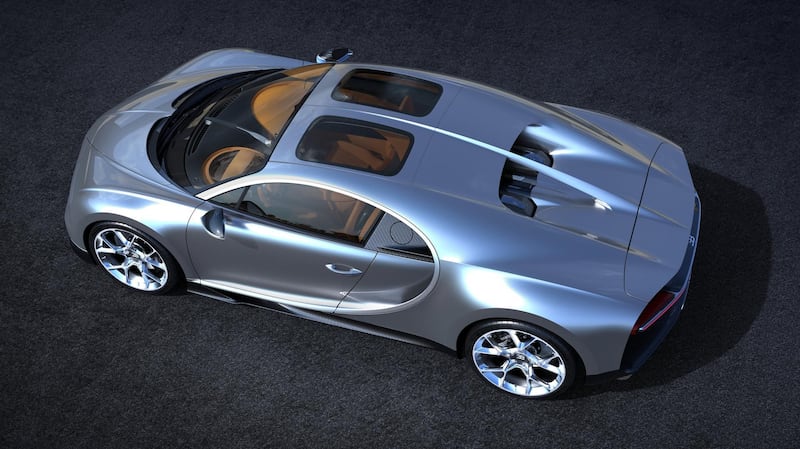 Sky View is available now as an option on the Dh11 million Chiron. Bugatti Automobiles SAS