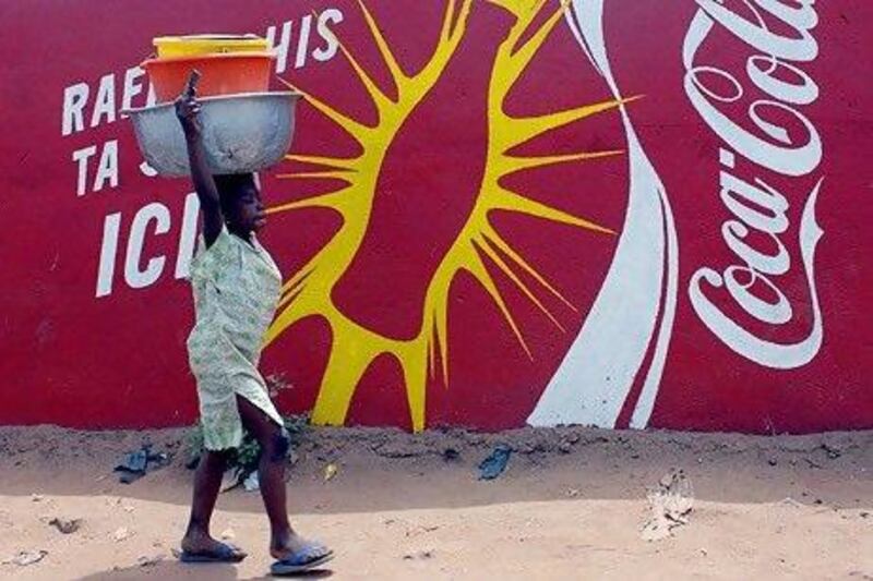 Signs such as this one in the capital of the Republic of Mali helped Coca-Cola become the world's most recognisable brand in 2011. Debbie Egan-Chin / Getty Images