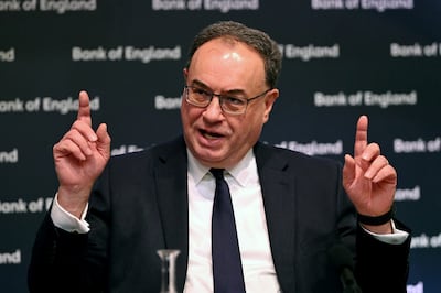 Governor of the Bank of England Andrew Bailey welcomed Mr Bernanke's review. PA