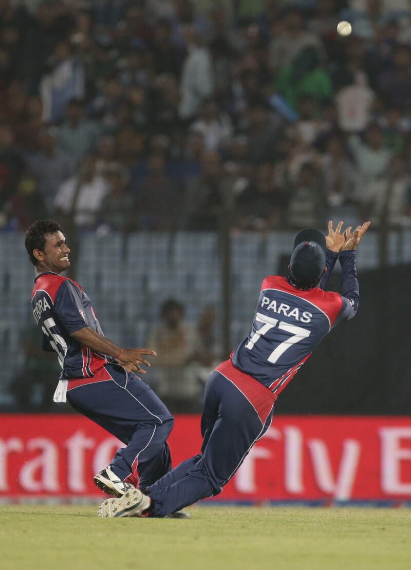 17. 2014 T20 World Cup, Nepal beat Afghanistan by nine runs. Paras Khadka’s “Cardiac Kids” finished level on points with Bangladesh in the opening round of their first World Cup, having thrashed Hong Kong and then beaten Afghanistan. Getty