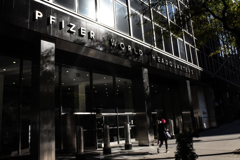 Pfizer's revenue jumped nearly 77 per cent in the first quarter of 2022 to $25.7 billion. Bloomberg