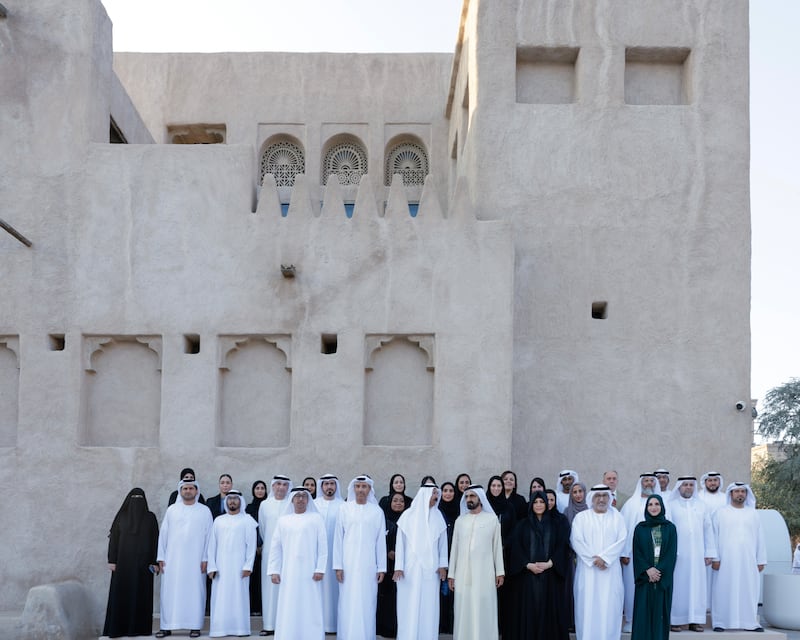 Sheikh Mohammed said museums help tell the story of Dubai. Images: Wam