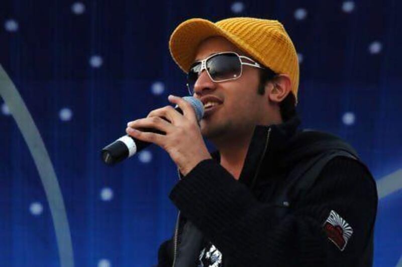 The Pakistani singer Atif Aslam released his first album in 2004. Mohammed Mahjoub / AFP