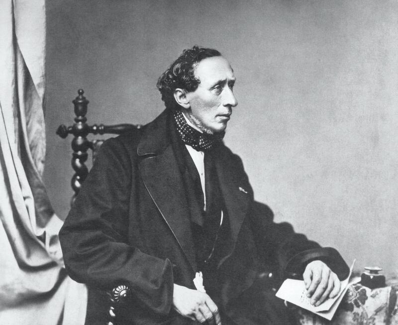 Hans Christian Andersen (1805-75), Danish Writer, Portrait, 1860. (Photo by: Universal History Archive/Universal Images Group via Getty Images)