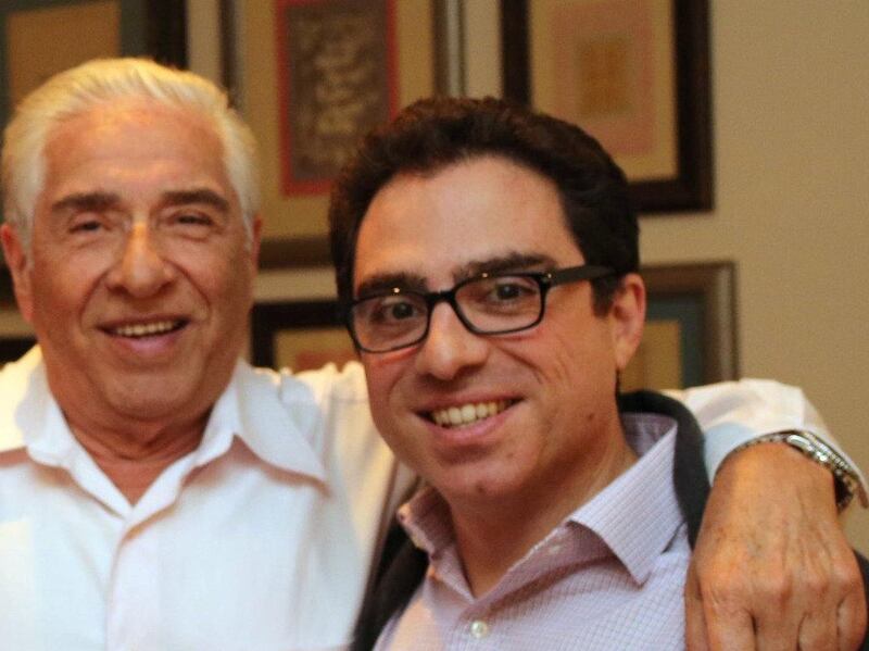 Siamak Namazi (jailed in Iran) and father Baquer. courtesy: Paul Peachey 