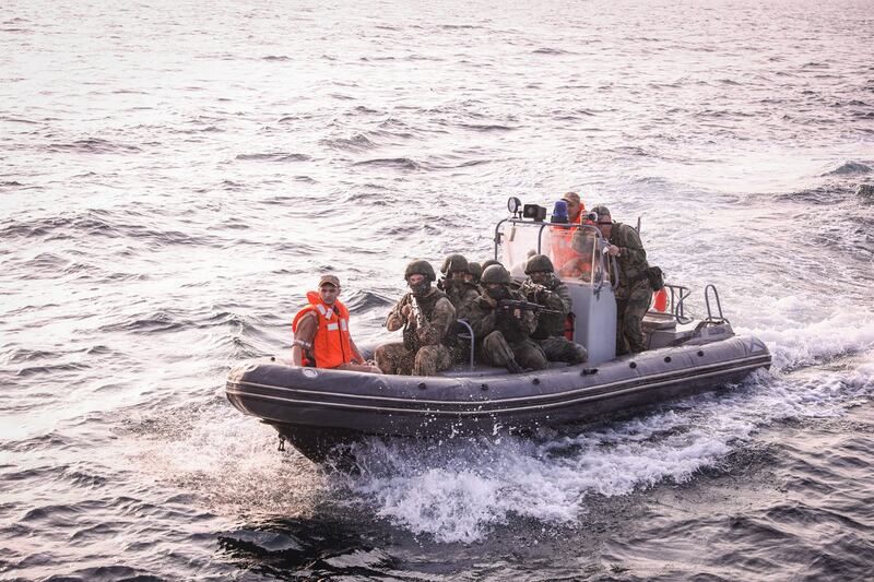 This is the third joint naval drill the three countries have participated in since 2019.