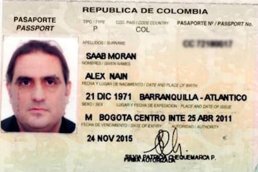BARRANQUILLA, COLOMBIA.- In the photo, the passport of Alex Saab, figurehead of Nicolás Maduro, released by the Colombian Prosecutor's Office. The 3,740-square-meter mansion in the city of Barranquilla, Colombia, and valued at almost eight million dollars, was seized by the Colombian Prosecutor's Office from Alex Saab. The house, located in an exclusive area of ??the Caribbean city, has swimming pools, Jacuzzi, games area, spa areas, gardens and a tennis court. In addition, the prosecution seized two houses, a 379-square-meter apartment and three garages, also in the city of Barranquilla. Together, all the properties are valued at more than 10 million dollars. Fiscalía Colombia vía / Latin America News Agency / Reuters