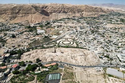 Jericho's pre-historic Tell es-Sultan, which was recently added to the Unesco World Heritage List. AFP