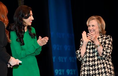 Huma Abedin says Hillary Clinton was always a friend first and then a boss. AP