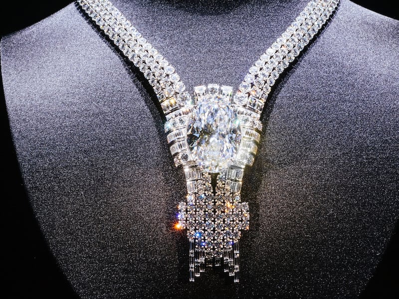 The new World's Fair Necklace is estimated to be worth between $20 million and $30m. Photo: Tiffany & Co