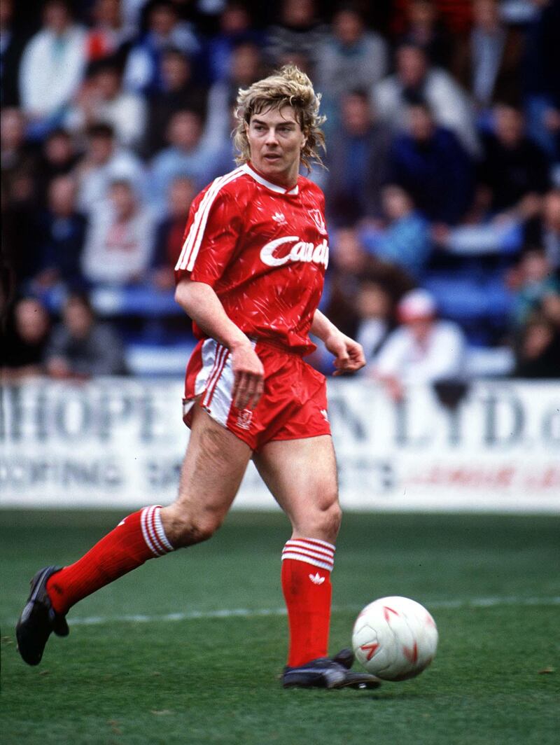 Mandatory Credit: Photo by Colorsport/Shutterstock (3069869a)
Barry Venison (Liverpool) Queens Park Rangers v Liverpool FA Cup 6th rd 11/3/90 Credit : Andrew Cowie/Colorsport Great Britain London FA Cup R6: Sheff Utd 0 Man Utd 1
Sport