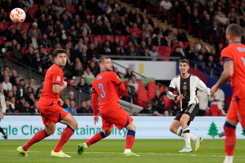 Kai Havertz 8: Easy to forget he was playing in invisible first-half performance. Seemed to benefit from Werner’s arrival off bench, though, and curled home glorious finish to make it 2-0 then grabbed late leveller with close-range finish after Pope blunder. AP