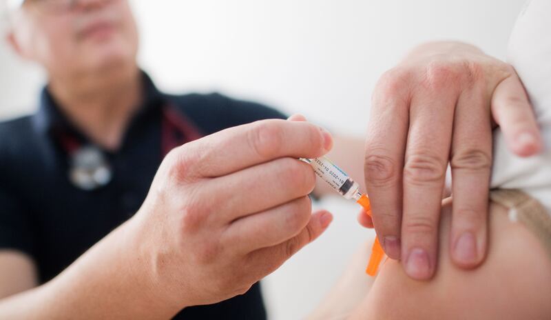 The vaccine booster campaign is an attempt to get ahead of any potential outbreak. Getty Images