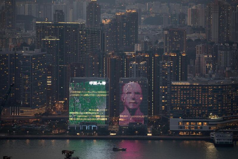 Commercial and residential buildings stand in Hong Kong, China. EPA