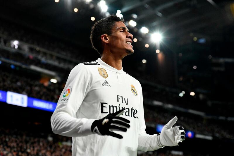7 - Raphael Varane, Real Madrid. AFP