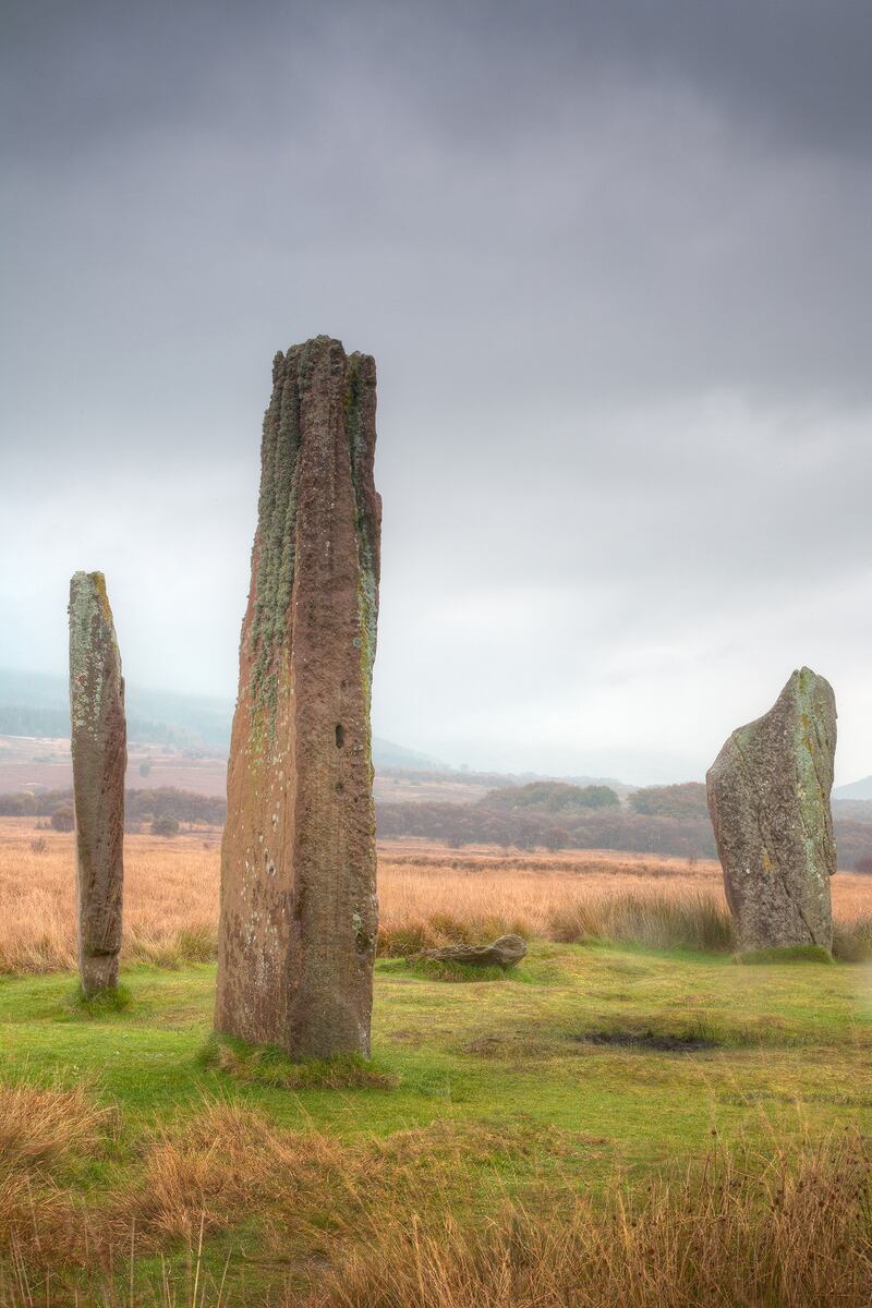 A stone circle at Machrie Moor on the isle of Arran. (Photo by: Loop Images/Universal Images Group via Getty Images)