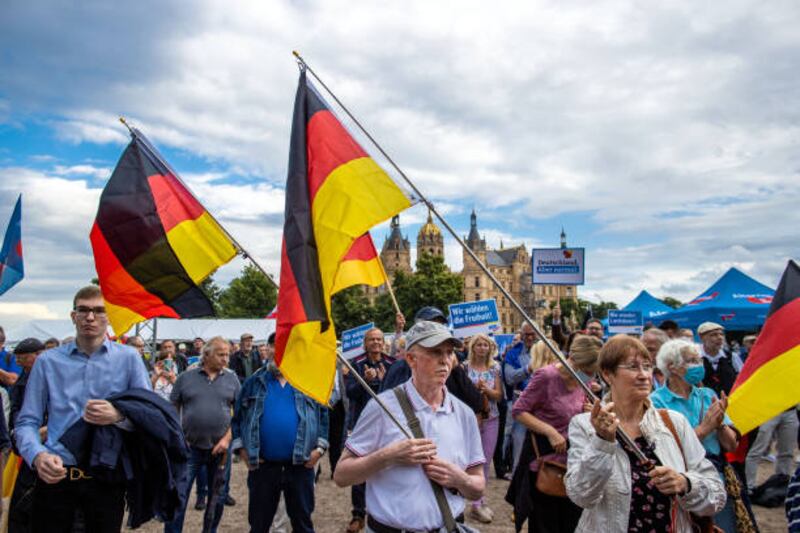The AfD's support in polls is at its highest level since before the coronavirus pandemic. Getty