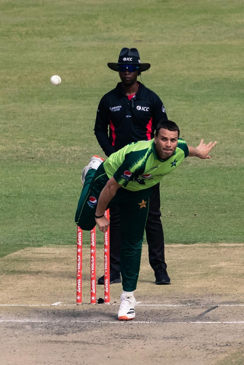 Usman Qadir -6. The leg-spinner delivers more often than not. Four wickets in 10 overs from three games is decent. AFP