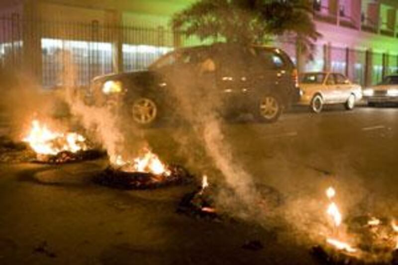 Sectarian tension is reflected in the security situation in Bahrain including violence, such as an incident last April in which Shia youth leave burning tyres on the roads of Sehla protesting at the lack of political change in the country.