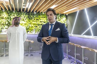 DUBAI, UNITED ARAB EMIRATES. 23 JANUARY 2019. Majid Al Futtain Retail Business School at Ibn Battuta Mall.  Miquel Povedano, COO of Carrefour Operations Excellence explains apsects of the school to the media. (Photo: Antonie Robertson/The National) Journalist: Alice Haine. Section: Business.