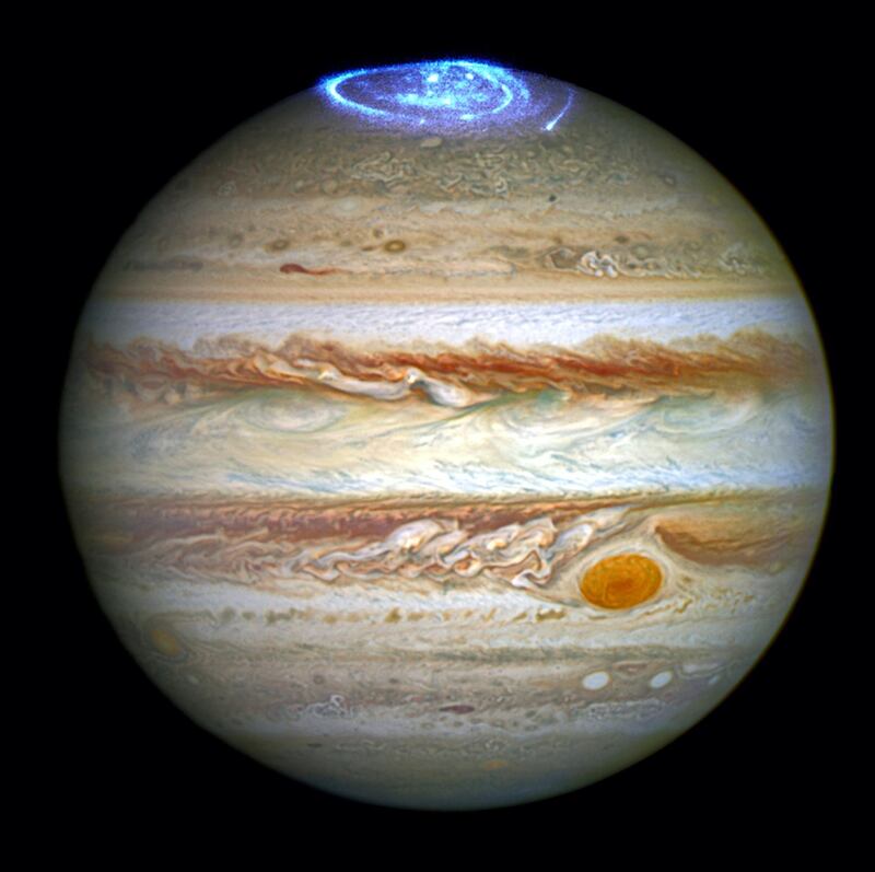 Astronomers are using the NASA/ESA Hubble Space Telescope to study auroras — stunning light shows in a planet’s atmosphere — on the poles of the largest planet in the solar system, Jupiter. NASA