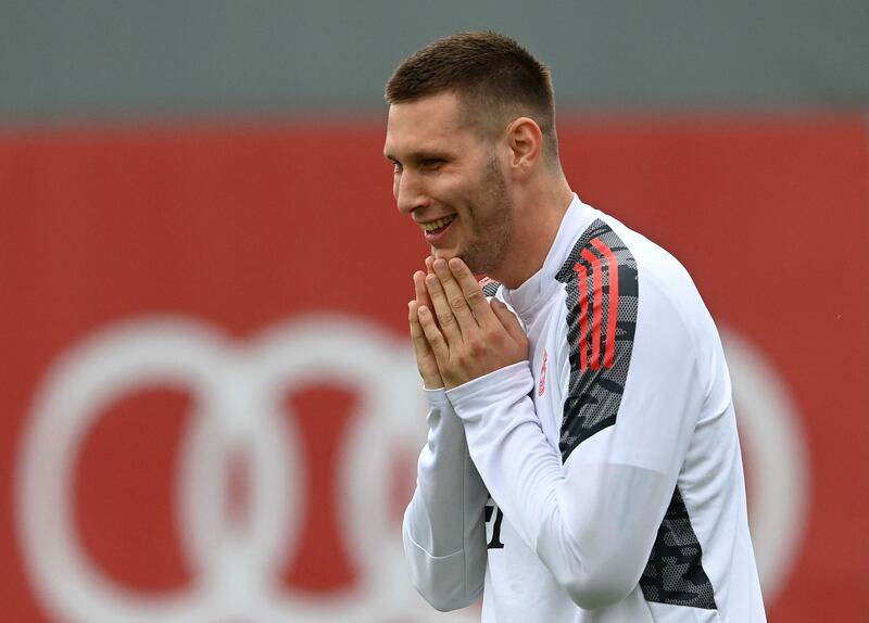 Bayern Munich's German defender Niklas Suele during training. AFP