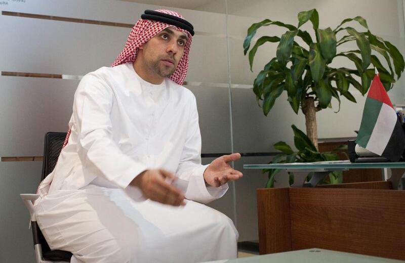 "In about 18 months or so we hope to have the facilities in place in Dubai to become self-sufficient in building our own satellites," said Salem Al Marri, Eiast assistant director general for scientific and technical affairs. Razan Alzayani / The National