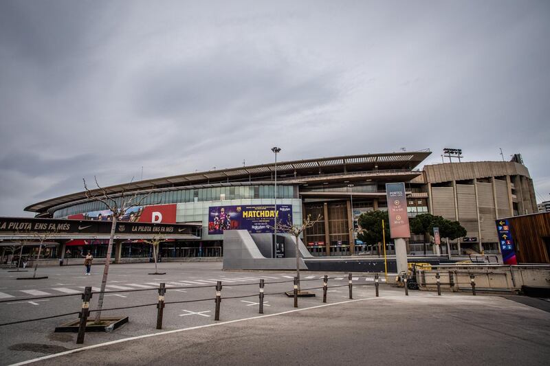 Barcelona's Camp Nou stadium. Bloomberg