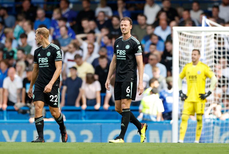 Jonny Evans – 7. The Foxes captain was able to shake off an early injury concern following a tackle on Havertz to put in a resolute display. Reuters