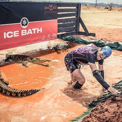 Tough Mudder's Muddy Waters challenge includes obstacles with wild animals. Photo: Tough Mudder Middle East