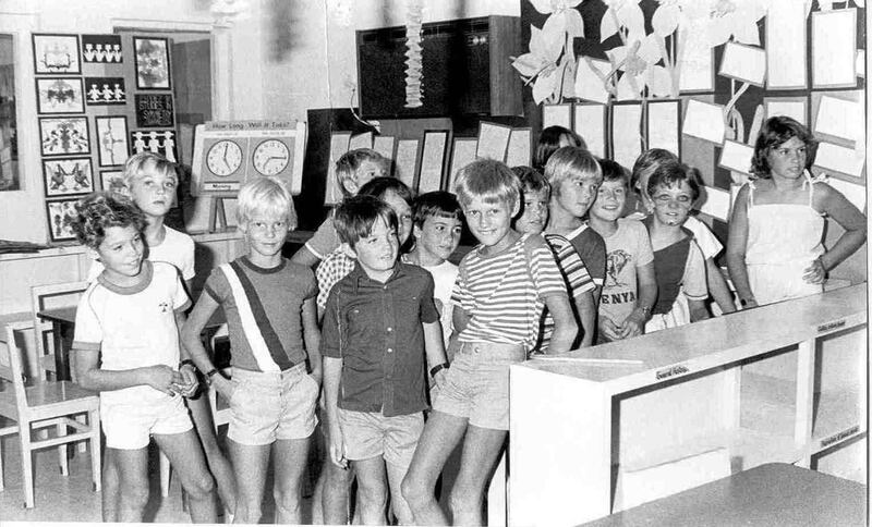 Dubai English Speaking School pupils in the 1980s.