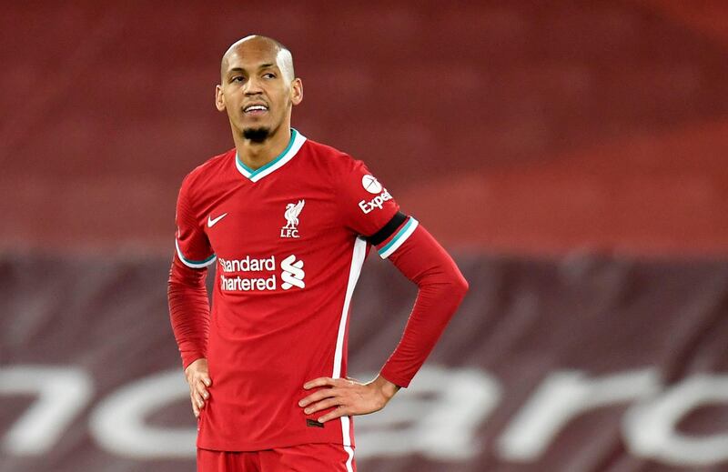 Fabinho - 8: There are no lingering suggestions that the Brazilian could be a weak link. He uses space and positioning as well as any central defender in the league, as Kane and Son found out. Reuters