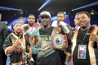 Terence Crawford is the WBO welterweight world champion and has held world titles at lightweight and light welterweight. Getty Images