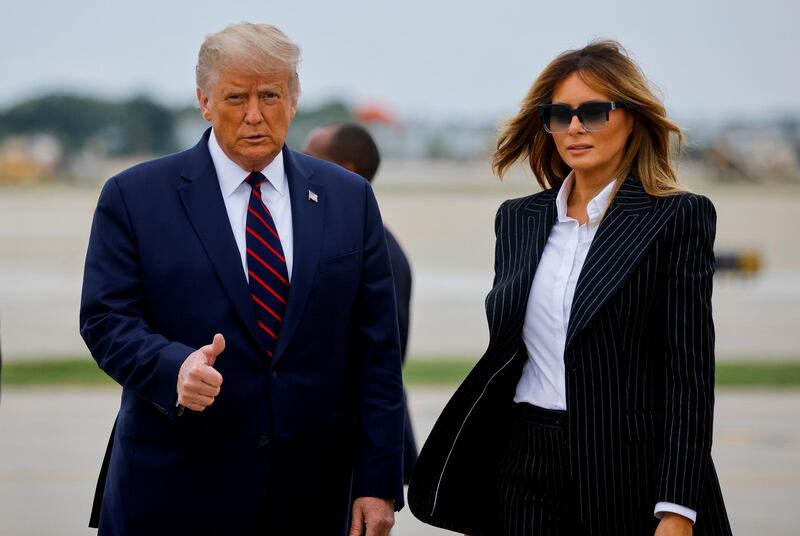 US President Donald Trump announced on a Twitter post that he and first lady Melania Trump have tested positive of Covid-19. Reuters