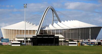 DURBAN, SOUTH AFRICA - APRIL 05: A general view of the Moses Mabhida stadium prior to the Super Rugby match between The Sharks and Crusaders at Kings Park on April 05, 2013 in Durban, South Africa.  (Photo by Steve Haag/Gallo Images/Getty Images)