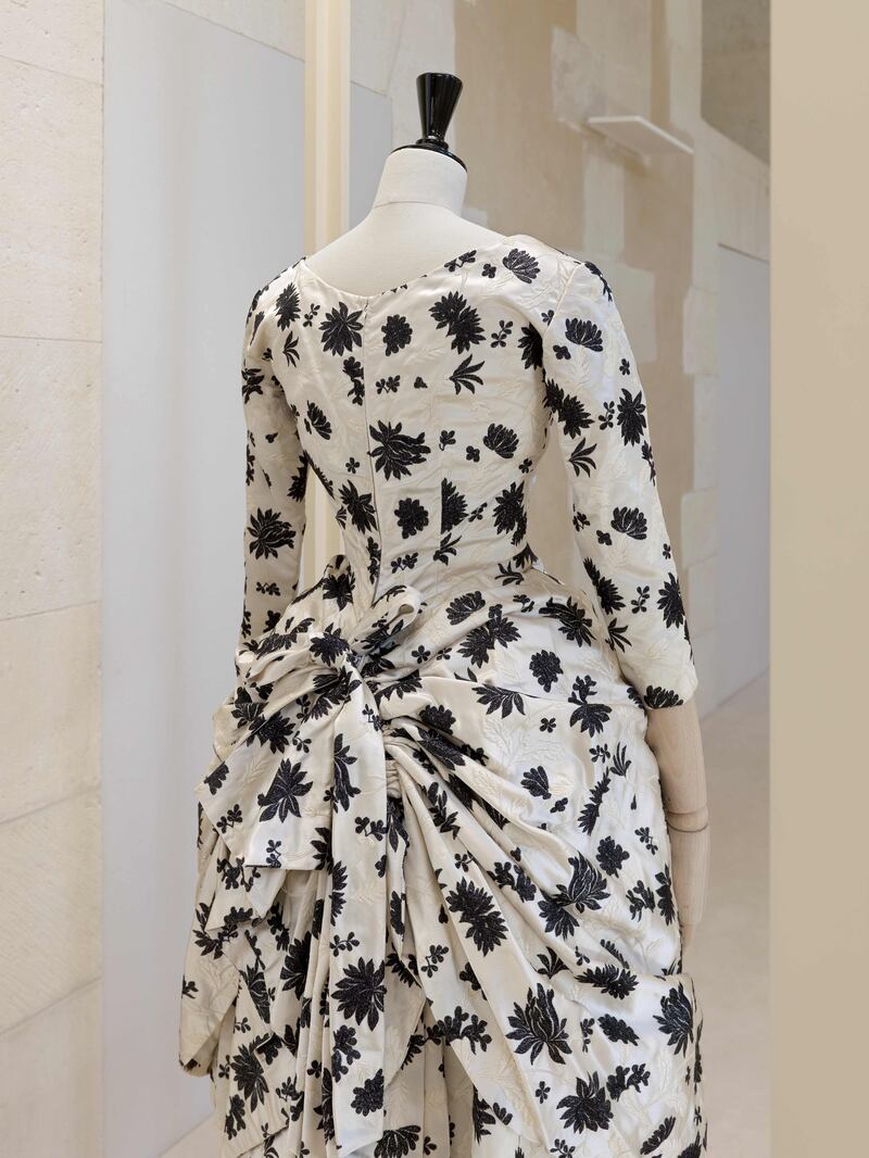 Many gowns created by Balenciaga are so complex, it takes an x-ray to show how it was made