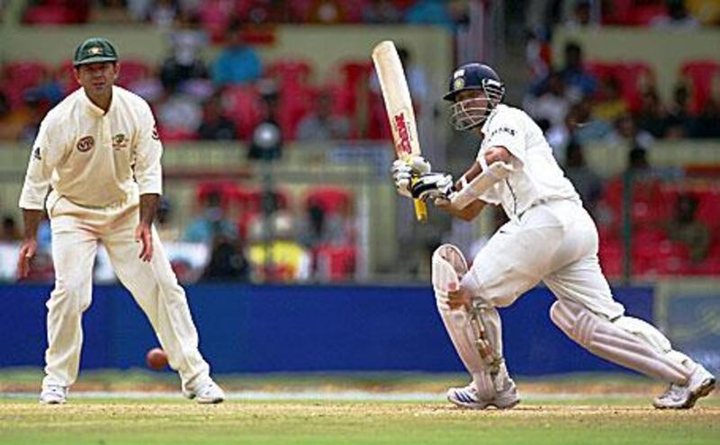 Ricky Ponting, left, and Sachin Tendulkar have almost identical batting averages and are the greatest runmakers of their generation.