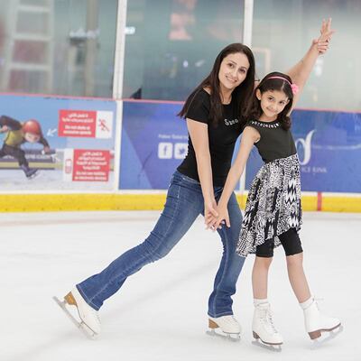 Dubai Ice Rink hosts a variety of skating activities for parents and children. Dubai Ice Rink