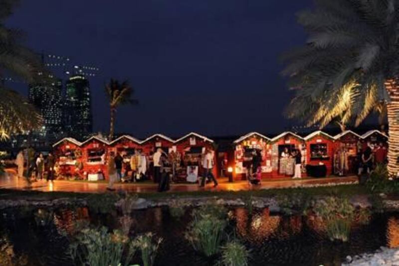 A handout photo of Swiss Christmas Market in Abu Dhabi (Courtesy: Swiss Business Council Abu Dhabi)