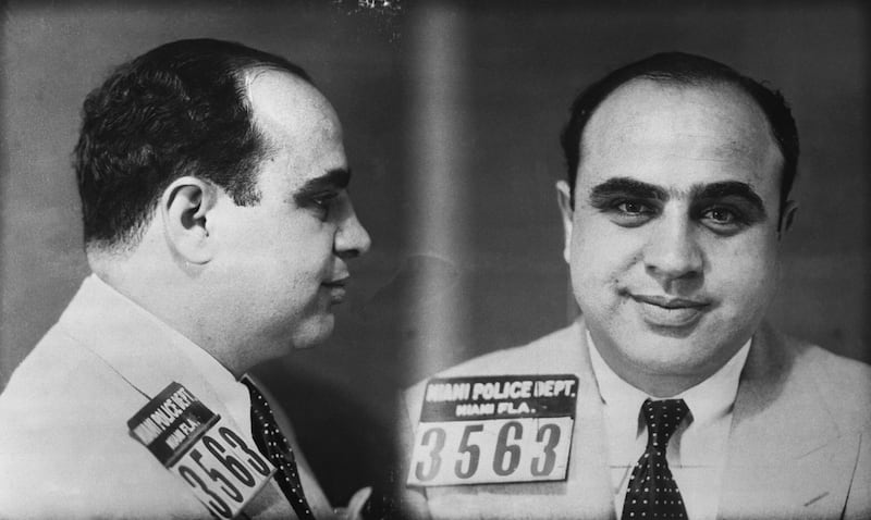 Chicago mobster Al Capone, undated
