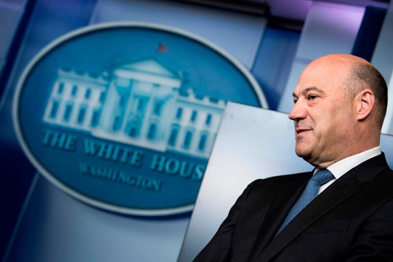 US Chief Economic Advisor Gary Cohn. AFP Photo