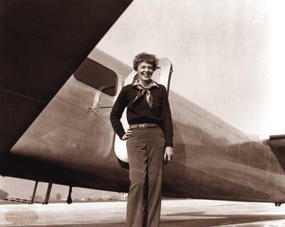 An May 20, 1937 photo shows US aviator Amelia Earhart next to her Lockheed 10 Electra. Amelia Earhart took off from Burbank, California in 1937 on her ill-fated round-the-globe flight. A photographer documented the journey's start, but the world was unaware -- until Tuesday -- that a home movie was also made that day. A publisher released a grainy but extraordinarily well-preserved 3.5-minute film this month depicting the legendary aviatrix, smiling and self-confident, climbing aboard her plane the day before she departed on a trip that led to Earhart's mysterious disappearance over the Pacific six weeks later. Author and historian Douglas Westfall of The Paragon Agency, which is publishing the film clip "Amelia Earhart's Last Photo Shoot" along with a book of the same name, said he was approached a decade ago by John Bresnik's son, who revealed he had a potentially historic 16-millimeter film that his father had kept for decades in his office. When the elder Bresnik died, the son kept the film untouched for 20 years, until Westfall coaxed him to let him make a digital copy. The photographs from the May 20, 1937 shoot, perhaps most notably the one of a smiling Earhart leaning against the tail of her Lockheed, have been seen by millions.   AFP PHOTO / HANDOUT / Albert Bresnik                 == RESTRICTED TO EDITORIAL USE / MANDATORY CREDIT: "AFP PHOTO / HANDOUT / ALBERT BRESNIK  "/ NO MARKETING / NO ADVERTISING CAMPAIGNS / NO A LA CARTE SALES / DISTRIBUTED AS A SERVICE TO CLIENTS == (Photo by Albert BRESNIK / The Paragon Agency / AFP)